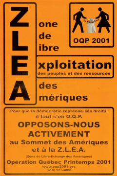 Zone de libre exploitation des Amériques (Opération Québec Printemps 2001)