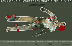 Jour mondial contre les mines à ciel ouvert, 2010 / Archives du CDHAL