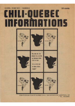 Chili-Québec Informations, no. 6, avril-mai 1974