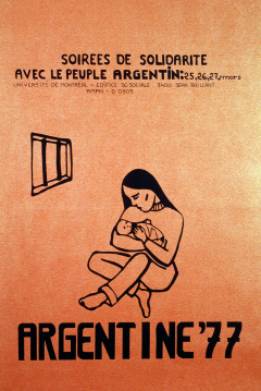 Soirée de solidarité avec l’Argentine 1977 / Courtoisie du Centre de recherche en imagerie populaire CRIP