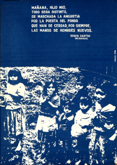 Affiche Nicaragua, texte d’Edwin Castro