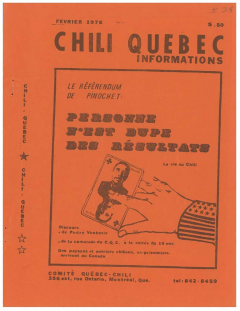 Bulletin Chili-Québec Informations Nº28 Février1978