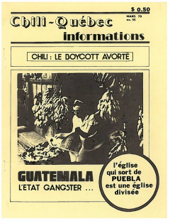 Bulletin Chili-Québec Informations Nº35 Mars 1979