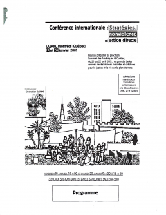Conférence internationale Stratégies, nonviolence et action directe, 19 et 20 janvier 2001