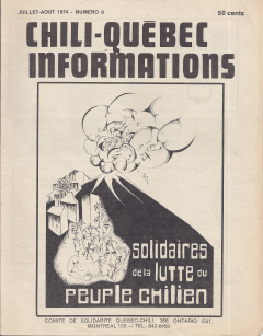 Solidaires de la lutte du peuple chilien / Courtoisie de Suzanne Chartrand – Comité Québec-Chili
