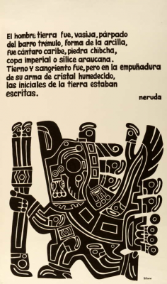 Extrait poème Pablo Neruda / Courtoisie du Centre de recherche en imagerie populaire CRIP