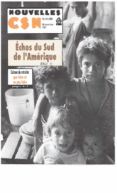Nouvelles CSN N°334 Novembre 1991 / Courtoisie du Comité chilien pour les droits humains