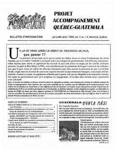 Vol.No.14 – Juin – Juillet – aout 1998