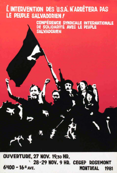 L’intervention des U.S.A n’arrêtera pas le peuple salvadorien, novembre 1981
