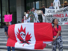 Manifestation contre les mines à ciel ouvert, 22 juillet 2010, CDHAL 018