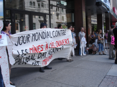 Manifestation contre les mines à ciel ouvert, 22 juillet 2010, DSC09130