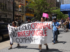 Manifestation contre les mines à ciel ouvert, 22 juillet 2010, DSC09162