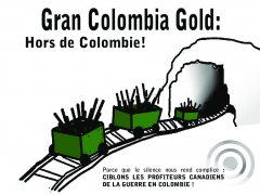 carte postal PASC Gran Colombia Gold hors de Colombie