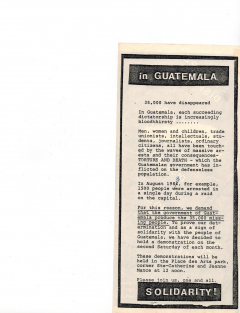 Guatémaltèques disparus
