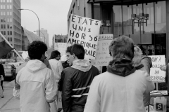 Manifestation contre l’intervention américaine en Amérique centrale, 31 mars 1988 (4)