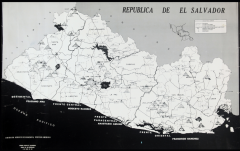 Mapa de la Republica de El Salvador