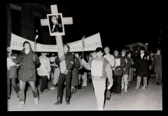 Les disparus, vivants nous les voulons! Marche-célébration Romero 24 mars 1986 (3)