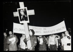 Les disparus, vivants nous les voulons! Marche-célébration Romero 24 mars 1986