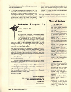 Romero. Caminando, vol.14, no.2, pp.12-13, mars 1994