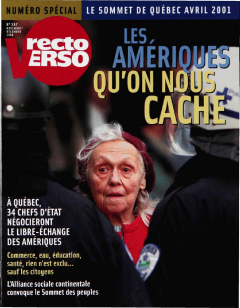 Le Sommet de Québec avril 2001, numéro spécial. Revue Rectoverso, no. 287, novembre-décembre 2001