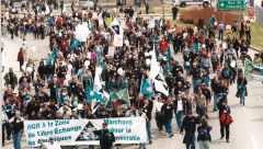 Marche des peuples, Québec, 21 avril 2001