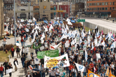 Marche des peuples des Amériques, Québec, 21 avril 2001