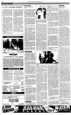 Mexique. La Presse,3 janvier 1994